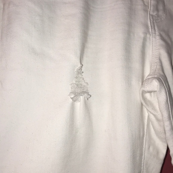 White Ripped Jeans - Picture 6 of 9